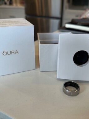 Oura Ring Heritage Silver Sz 7